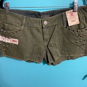 Decree Studded Shorts